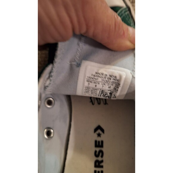 Converse Chuck Taylor All Star Low Top Green Sneakers Size mens 7 Wo 9 - Picture 6 of 7